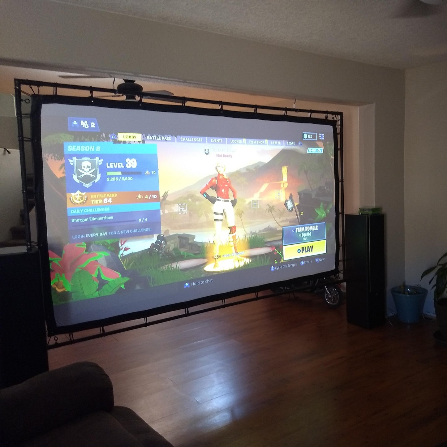 Smart TV Projector!